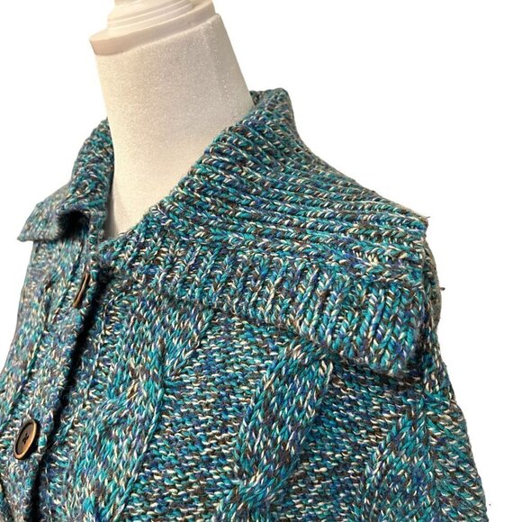 American Eagle Women’s Cable-Knit Button Cardigan Sweater Size xs - Picture 6 of 11